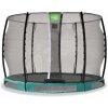 Trampolína s ochrannou sieťou Allure Classic ground Exit Toys prízemná priemer 305 cm zelená