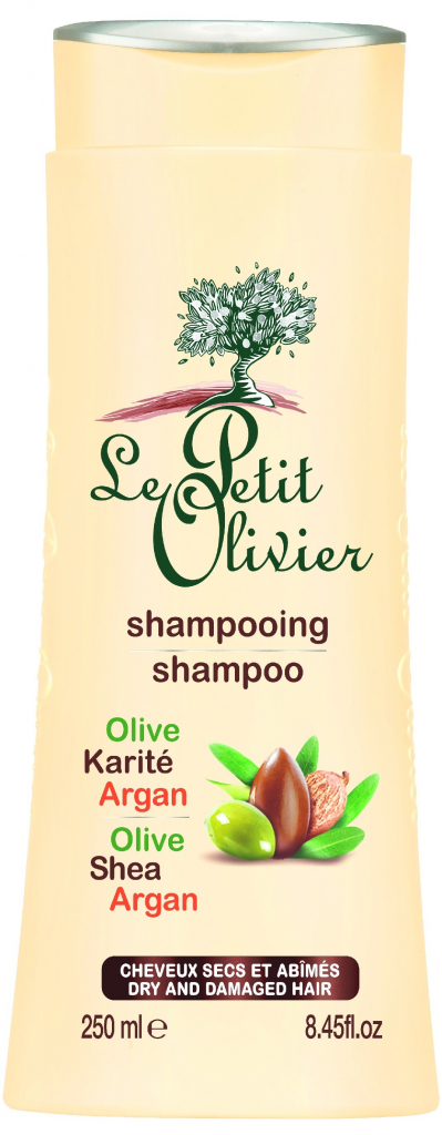 Le Petit Olivier šampón pre suché a poškodené vlasy Oliva bambucké maslo a Arganový olej 250 ml