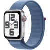 Apple Watch SE GPS + Cellular 40mm Silver Aluminium Case with Winter Blue Sport Loop - MRGQ3QC/A