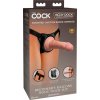 King Cock Elite Beginner's - pripínateľný dildó (prírodný)