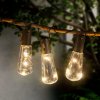 Solárna LED sveteľná reťaz dizajn žiarovky 30 LED 180 cm