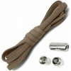 Elastické šnúrky bez viazania No Tie Laces, 100cm, béžová