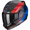 Helma na motorku SCORPION EXO-TECH EVO CARBON GENUS čierno/modro/červená Veľkosť: XL