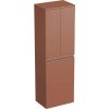 Vysoká skrinka do kúpeľne Intedoor TRENTA cotto matná 50 x 161,8 x 35 cm TRE SV 50 2D K S A9556