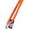 Vodítko pes MAC LEATHER oranžová 25mm dĺžka 1,2m
