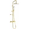 Mexen KX05 sprchový set s termostatickou batériou Kai, zlatá, 771500591-50