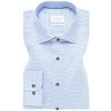Pánska modrá vzorovaná košeľa ETERNA slim fit Veľkosť: 39