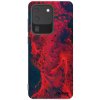 Picasee silikónový prehľadný obal pre Samsung Galaxy S20 Ultra 5G G988F - Organic red