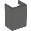 GEBERIT Skrinka Smyle Square pod malé umývadlo,1 dvierka, pánty vpravo, láva, 500.350.JK.1