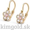 K122zBR detské náušnice kvetinky