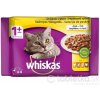 Whiskas cat Hydinový výber kuracie & kačacie & morčacie v želé 4 x 85 g