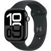 Apple Watch Series 10 42 mm Cellular klavírne čierny hliník s čiernym športovým remienkom M/L MWX73QC/A