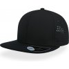 Atlantis Headwear Kšiltovka Bank, 6 panelová COT33013380899-black/black UNI Černá/černá