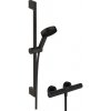 Sprchová batéria Hansgrohe Pulsify Select S so sprchovacím setom 150 mm čierna matná 24272670
