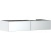 Hansgrohe Xevolos E - Umývadlová skrinka, 28x137x55 cm, 2 zásuvky, matná biela/metalická biela 54322320