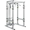 Posilovací klec na dřepy + horní a spodní kladka IMPULSE, výška 211 cm