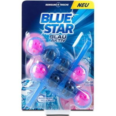 Blue Star Blau Aktiv závesný čistič kvetinová sviežosť WC 2 x 50 g