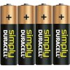 Batéria Duracell Simply AA 4 ks (Duracell AA baterky 4ks Simply)