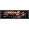 Waveshare 8.8 Inch USB Monitor, AIO LCD Screen, PC Case Secondary Screen / Desktop RGB Ambient Screen, Black