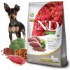 N&D dog GF Quinoa Adult mini neutered duck, broccoli&asparagus 2,5 kg
