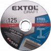 Extol Craft 106902 | Rezný kotúč na oceľ 125x1,0x22,23 mm - balenie 5 ks