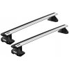 Střešní nosič příčníky Thule Audi A3 sedan 2013-2020, Evo WingBar stříbrné (Thule Evo WingBar stříbrné 7105 + 7113 + kit 5121)