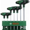 BOSCH 7-dielna súprava imbusových skrutkovačov s rukoväťou v tvare T 1600A039J1