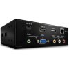 Lindy 4portový multiprepínač AV / HDMI, IN: HDMI / VGA / Mini DisplayPort / 3x Cinch, OUT: HDMI, RJ45, HDCP