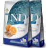 Farmina N&D Dog Grain Free Ocean Adult Medium & Maxi Herring & orange 2 x 12 kg