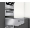 BLUM K-BLUM Legrabox C Pure 650mm/70 kg, Tip-on, karbon čierná CS-M, vnútorná, reling