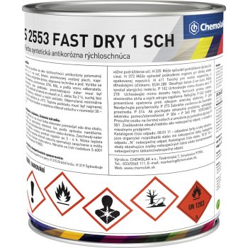 Chemolak Vagona S 2553 Fast Dry farba 2v1 rýchloschnúca 0.8L RAL5019 od  9,86 € - Heureka.sk