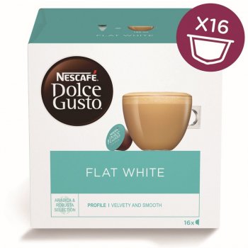 Nescafé Dolce Gusto Flat White kávové kapsule 16 ks