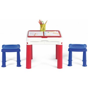 KETER CONSTRUCT TABLE kreatívne stolík na Lego modrá / červená / biela  17201603 od 46 € - Heureka.sk