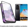 Luxria Double Glass Magnetic - Čierne presklené magnetické púzdro pre Huawei pre Huawei: P40 Pro