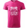Indian Motorycle Club - Klasické pánske tričko vyššej gramáže - 2XL ( Purpurová )