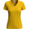 Classic-T V-neck Tričko dámske STEDMAN, žltá Sunflower, XS