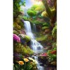 Diamantový obraz Divoká príroda s vodopoádom