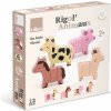 Vilac Drevená magnetická skladačka Veselé zvieratká na farme