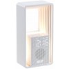 IMMAX LED budík CALM/ relaxační zvuky/ 18W/ vstup 12V/1,5A/ výstup 10W (5V/2A)/ 3000K/ USB/ bílý (09113L)