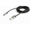 Gembird CCB-mUSB2B-AMBM-6 Opletaný MicroUSB - USB 2.0, M/M, 1,8m, černý