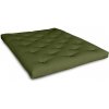 futons.cz FUTON natural latex (kaučuk) Olive 140*200 cm