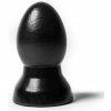 Mister B WAD Ornament of Oblivion Plug Black M, čierny análny kolík 14 x 7,1 cm
