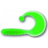 Quantum gumová nástraha Magic Trout Curly B-Bobbles Green/White 4,2cm 1,1g