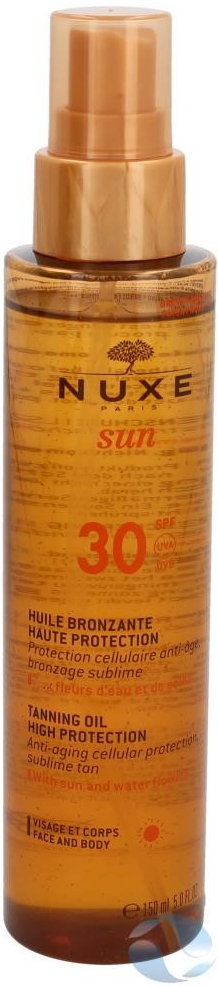 Nuxe Sun olej na opaľovanie na tvár a telo SPF30 150 ml