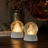 SIRIUS LED Snehová guľa, snežítko, 10 x 14,5 cm, hviezda