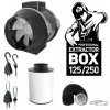 Trafika KIT Extractor 125 mm / 250 m3/h, kompletná ventilačná súprava
