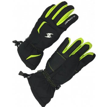 Blizzard rider junior ski gloves black green