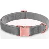 PEVNÝ VELÚROVÝ OBOJOK PRE PSA NASTAVITEĽNÝ MÄKKÝ ROSE GOLD 27-45cm S/M