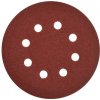 Brúsny papier na kotúč 125mm P240, kotúče 8 otvorov (50/2000) (Geko G78660)