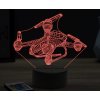 Beling 3D lampa,dron 3, 16 farebná ULA35